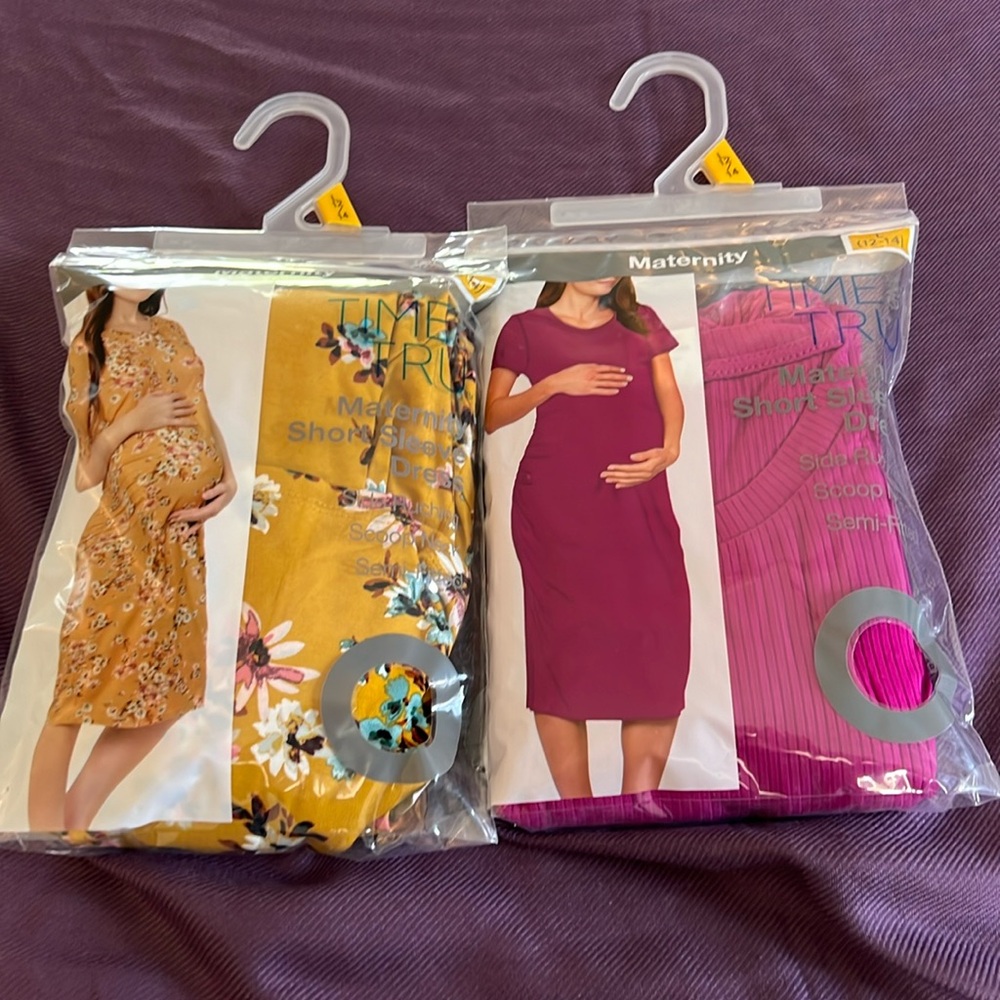 Maternity short sleeve dresses